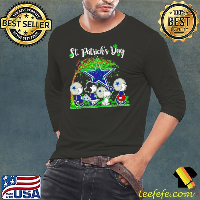 The Peanuts abbey road Dallas Cowboys St Patrick’s day shirt