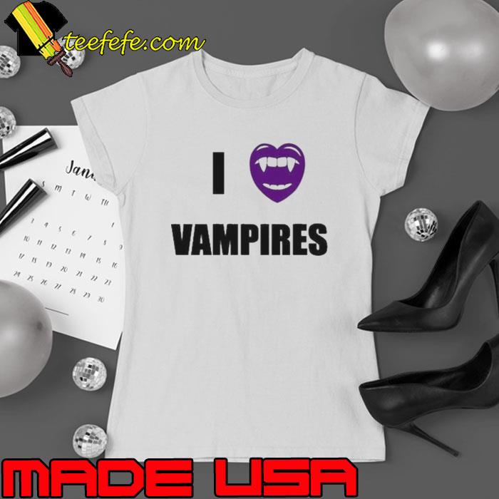 Thephantasy Olivia Rodrigo Daily I Heart Vampires Shirt Ladies tee Thephantasy Olivia Rodrigo Daily I Heart Vampires Shirt Ladies tee