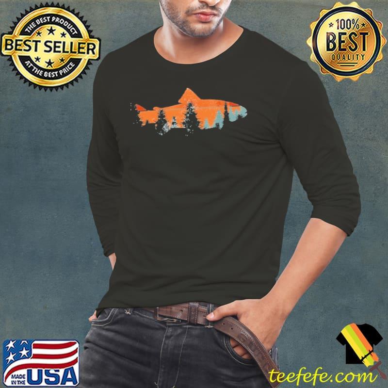 Trout Fly Fishing Nature Outdoor Fisherman Shirt
