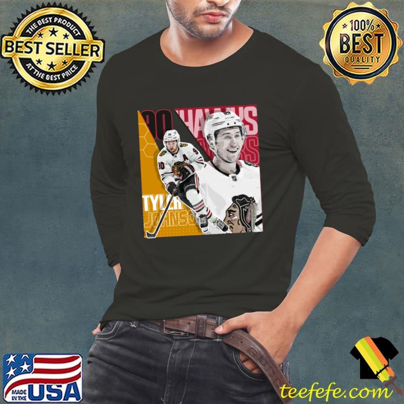 Tyler Johnson American professional ice hockey player for the Chicago Blackhawks T-Shirt Long Sleeve Tee Tyler Johnson American professional ice hockey player for the Chicago Blackhawks T-Shirt Long Sleeve Tee
