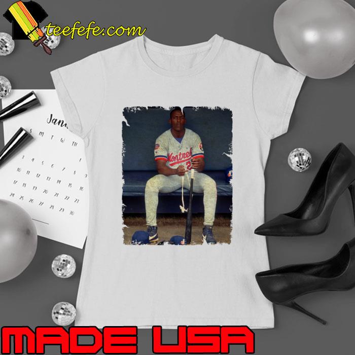 Vladimir Guerrero in Montreal Expos Dominican former professional baseball T-Shirt Ladies tee Vladimir Guerrero in Montreal Expos Dominican former professional baseball T-Shirt Ladies tee