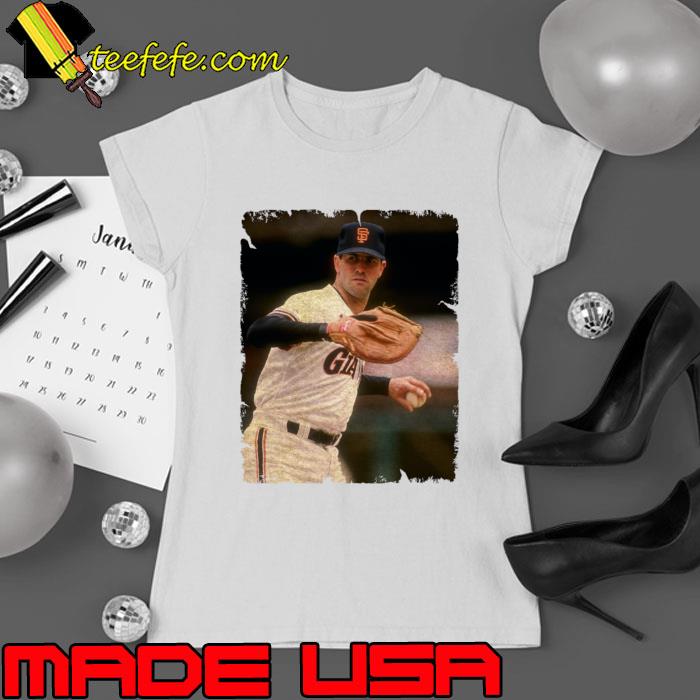 Will Clark in San Francisco Giants American professional baseball first baseman T-Shirt Ladies tee Will Clark in San Francisco Giants American professional baseball first baseman T-Shirt Ladies tee