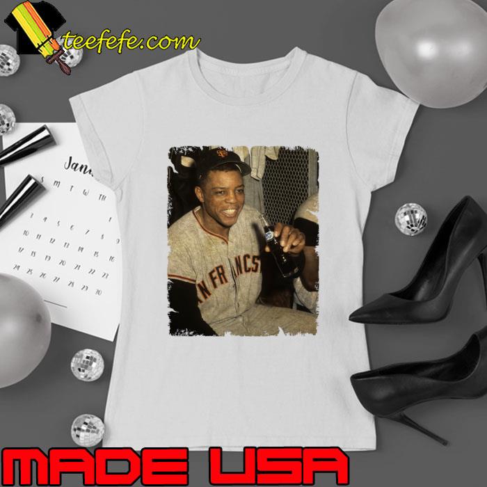 Willie Mays American former center fielder The Sey Hey Kid T-Shirt Ladies tee Willie Mays American former center fielder The Sey Hey Kid T-Shirt Ladies tee