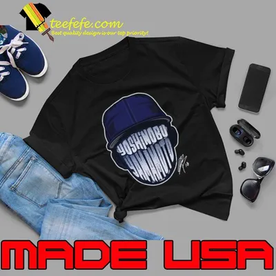Yoshinobu Yamamoto Los Angeles D Player Silhouette Signature T-Shirt
