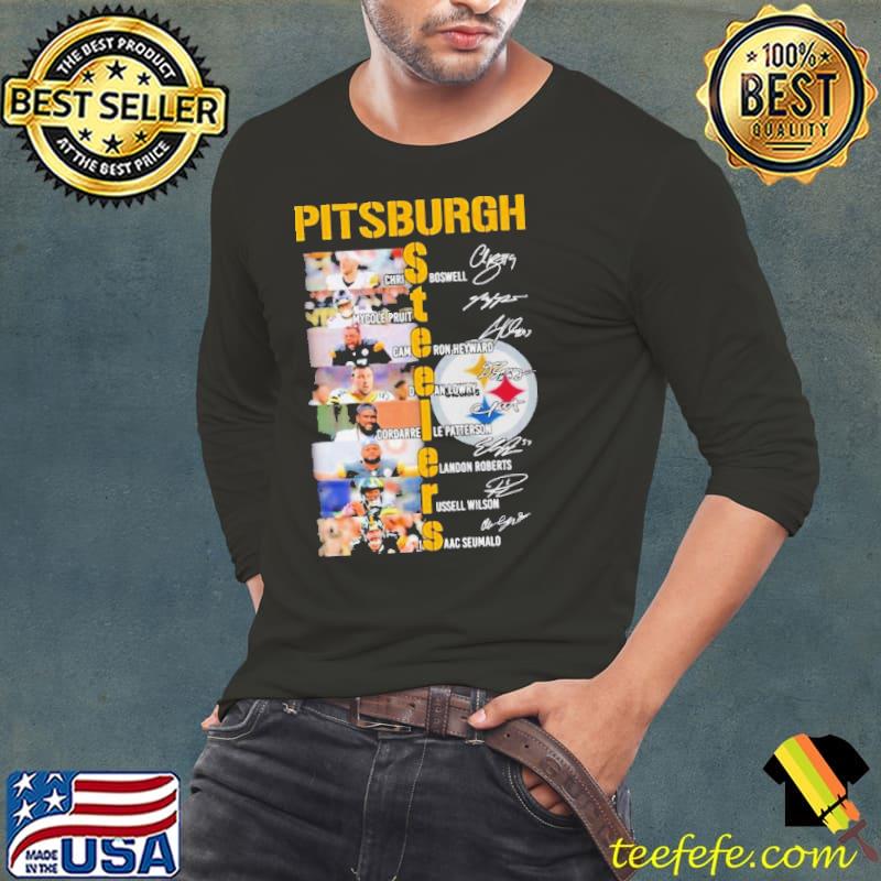 2024 Pittsburgh Steelers Team Players Signatures s Long Sleeve Tee 2024 Pittsburgh Steelers Team Players Signatures s Long Sleeve Tee