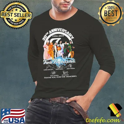 30th Anniversary 1994-2024 Foo Fighters Thank You For The Memories Shirt