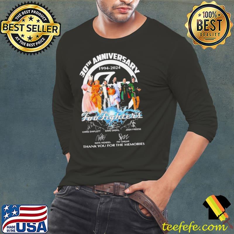 30th Anniversary 1994-2024 Foo Fighters Thank You For The Memories Shirt