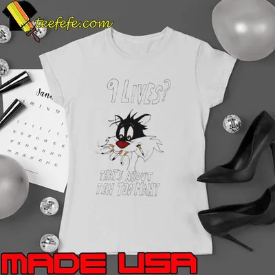 9 lives that’s about ten too many shirt