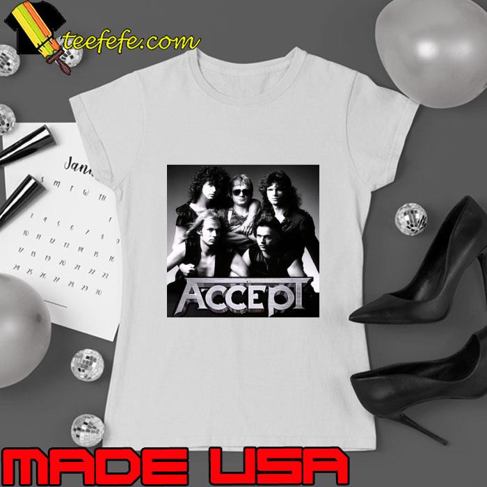 Accept German heavy metal band T-Shirt Ladies tee Accept German heavy metal band T-Shirt Ladies tee