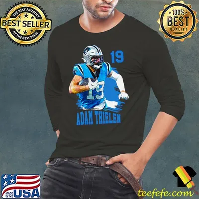 Adam Thielen American football wide receiver for the Carolina Panthers 19 T-Shirt