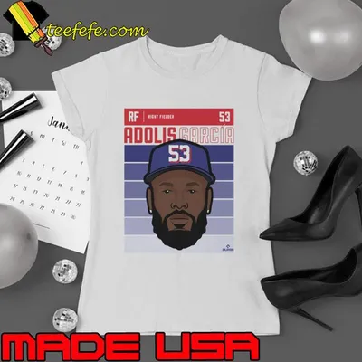 Adolis Garcia Cuban professional baseball outfielder Texas Fade T-Shirt