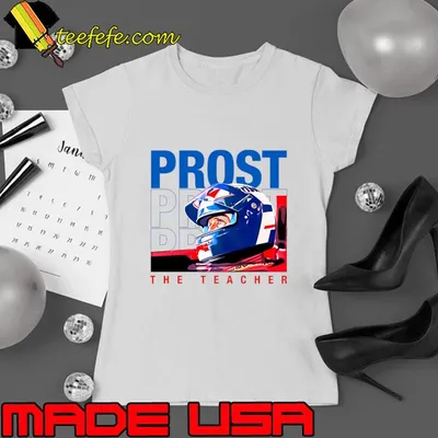 Alain Prost French retired racing driver Legend Retro T-Shirt