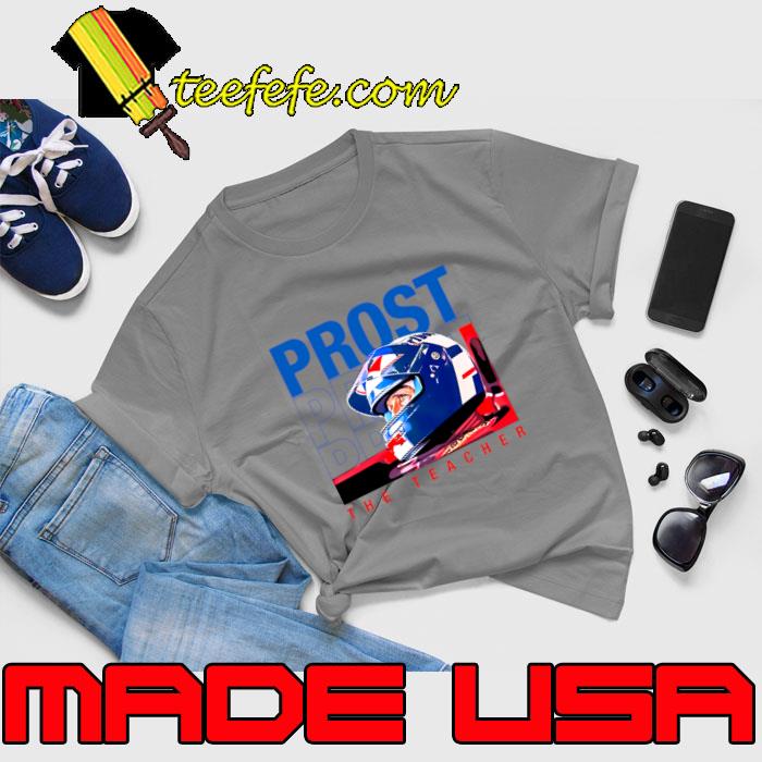 Alain Prost French retired racing driver Legend Retro T-Shirt Unisex Alain Prost French retired racing driver Legend Retro T-Shirt Unisex