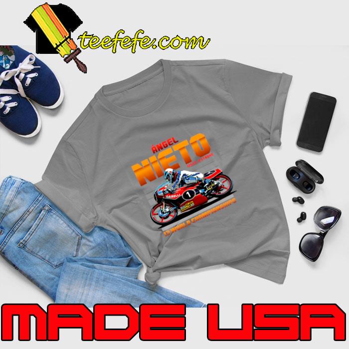 Angel Nieto Spanish professional Grand Prix motorcycle racer Legend Retro T-Shirt Unisex Angel Nieto Spanish professional Grand Prix motorcycle racer Legend Retro T-Shirt Unisex