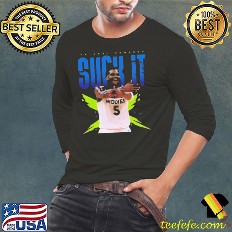 Anthony Edwards Minnesota Timberwolves Basketball Signature Shirt Long Sleeve Tee Anthony Edwards Minnesota Timberwolves Basketball Signature Shirt Long Sleeve Tee