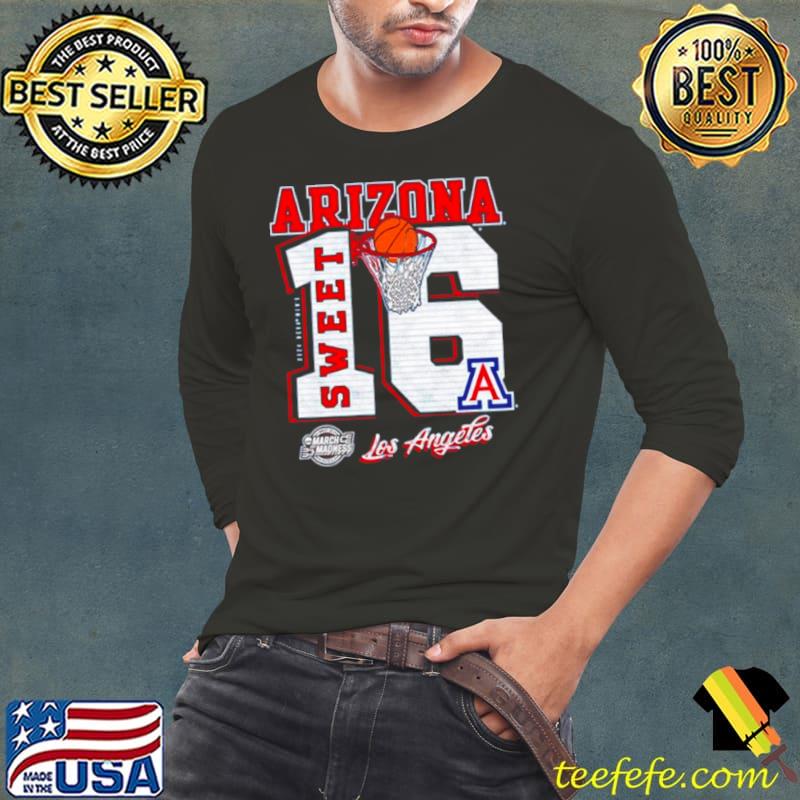 Arizona Wildcats 2024 Men’s Basketball March Madness Sweet 16 Los Angeles s Long Sleeve Tee Arizona Wildcats 2024 Men’s Basketball March Madness Sweet 16 Los Angeles s Long Sleeve Tee