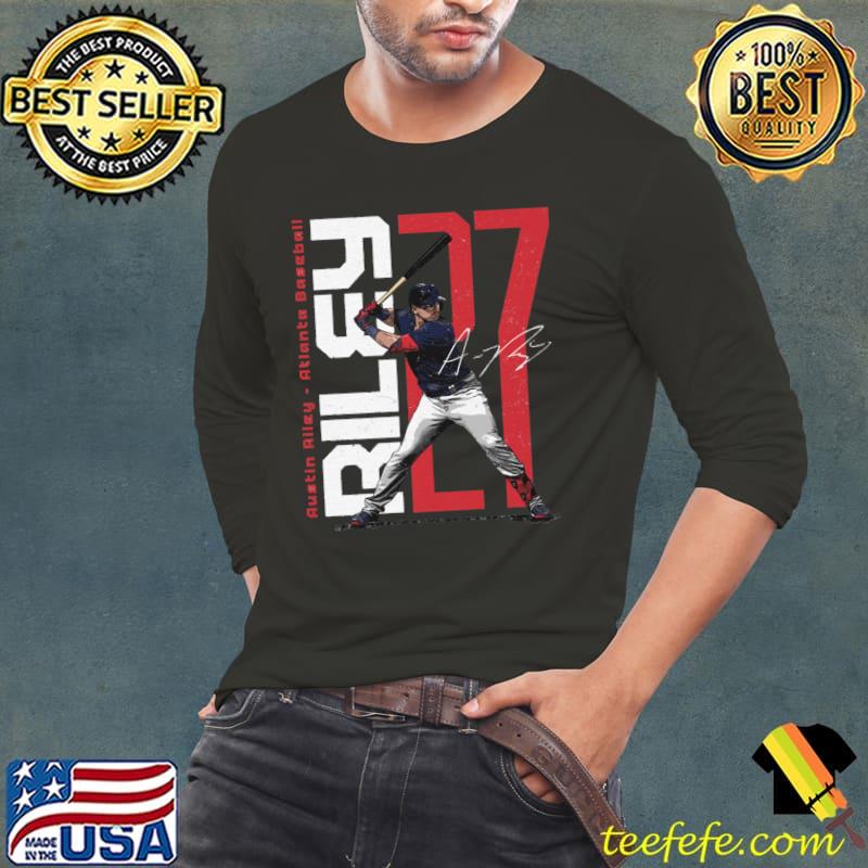 Austin Riley American professional baseball third baseman Atlanta Stretch T-Shirt Austin Riley American professional baseball third baseman Atlanta Stretch T-Shirt