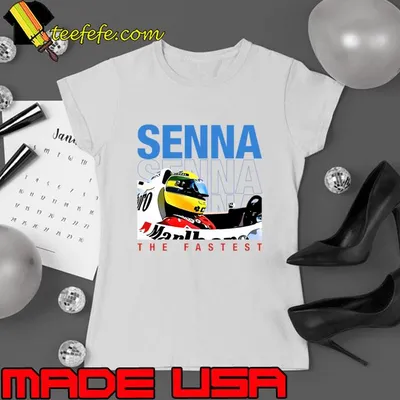 Ayrton Senna Brazilian racing driver The Fastest Legend T-Shirt