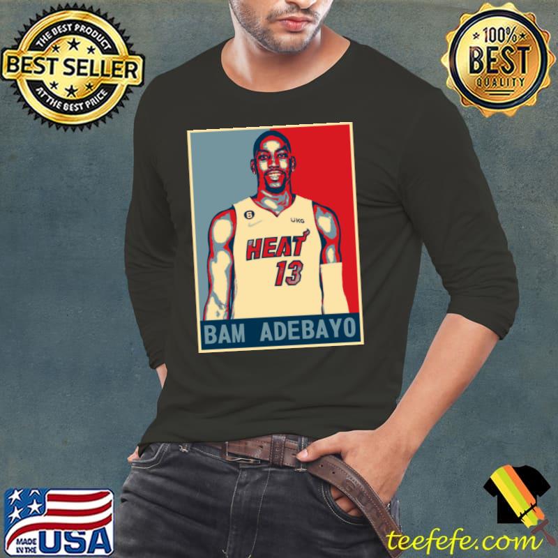 Bam Adebayo American professional basketball player T-Shirt Long Sleeve Tee Bam Adebayo American professional basketball player T-Shirt Long Sleeve Tee
