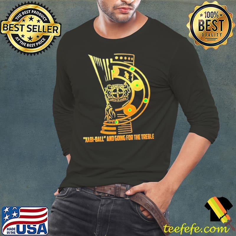 Bayer Leverkusen Xabi-Ball And Going For The Treble Shirt Long Sleeve Tee Bayer Leverkusen Xabi-Ball And Going For The Treble Shirt Long Sleeve Tee