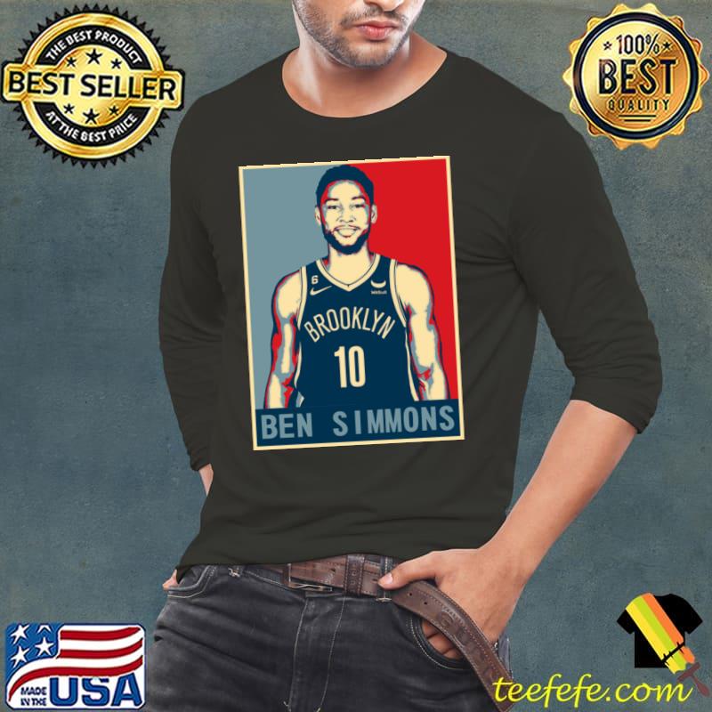 Ben Simmons Australian professional basketball player Brooklyn Nets T-Shirt Long Sleeve Tee Ben Simmons Australian professional basketball player Brooklyn Nets T-Shirt Long Sleeve Tee