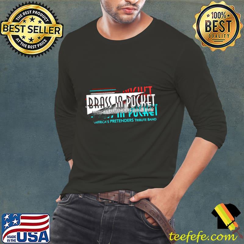 BiP Tri-Color Logo Tribute Band T-Shirt Long Sleeve Tee BiP Tri-Color Logo Tribute Band T-Shirt Long Sleeve Tee