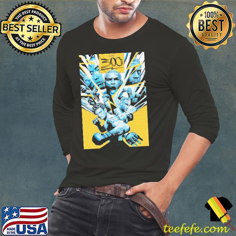 Black UFC 300 Pereira vs. Hill Artist Series s Long Sleeve Tee Black UFC 300 Pereira vs. Hill Artist Series s Long Sleeve Tee