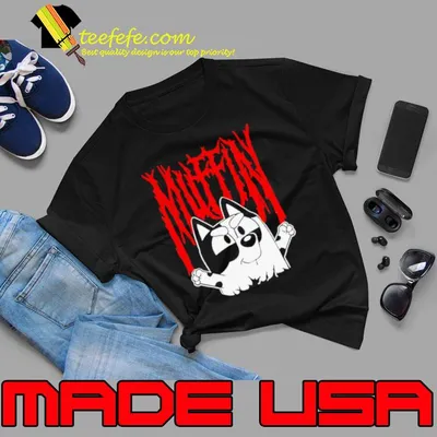 Bluey muffin metal shirt