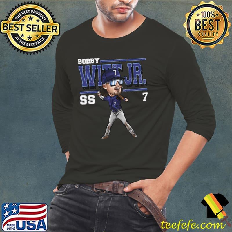Bobby Witt Jr. American professional baseball shortstop Kansas City Cartoon T-Shirt