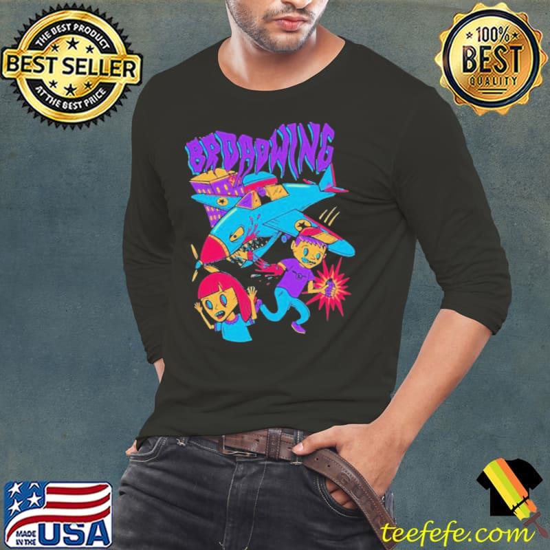 Broadwing Planes Eat Scene s Long Sleeve Tee Broadwing Planes Eat Scene s Long Sleeve Tee
