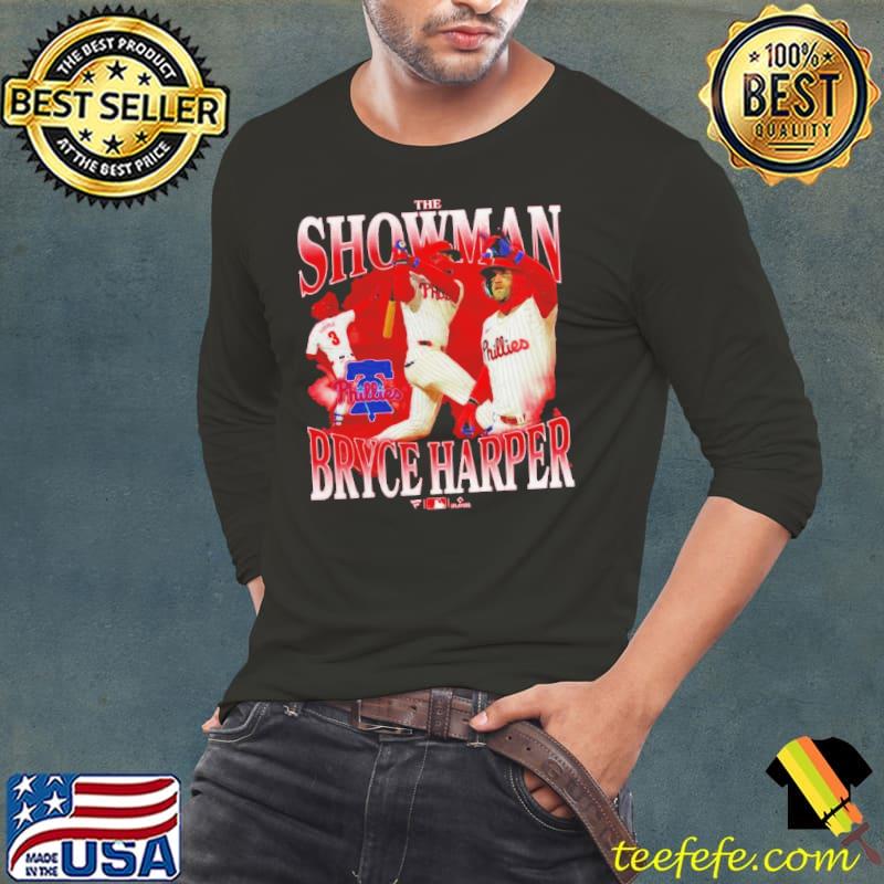 Bryce Harper Red Philadelphia Phillies Home Run Nickname Shirt Long Sleeve Tee Bryce Harper Red Philadelphia Phillies Home Run Nickname Shirt Long Sleeve Tee