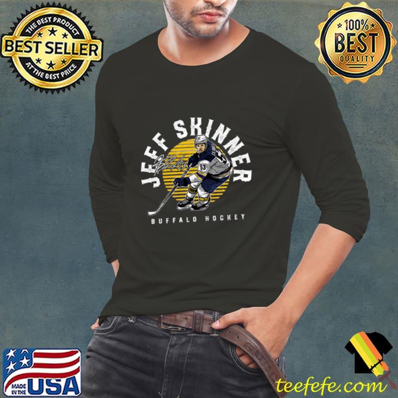 Canadian professional ice hockey left winger jeff skinner emblem T-Shirt Long Sleeve Tee Canadian professional ice hockey left winger jeff skinner emblem T-Shirt Long Sleeve Tee