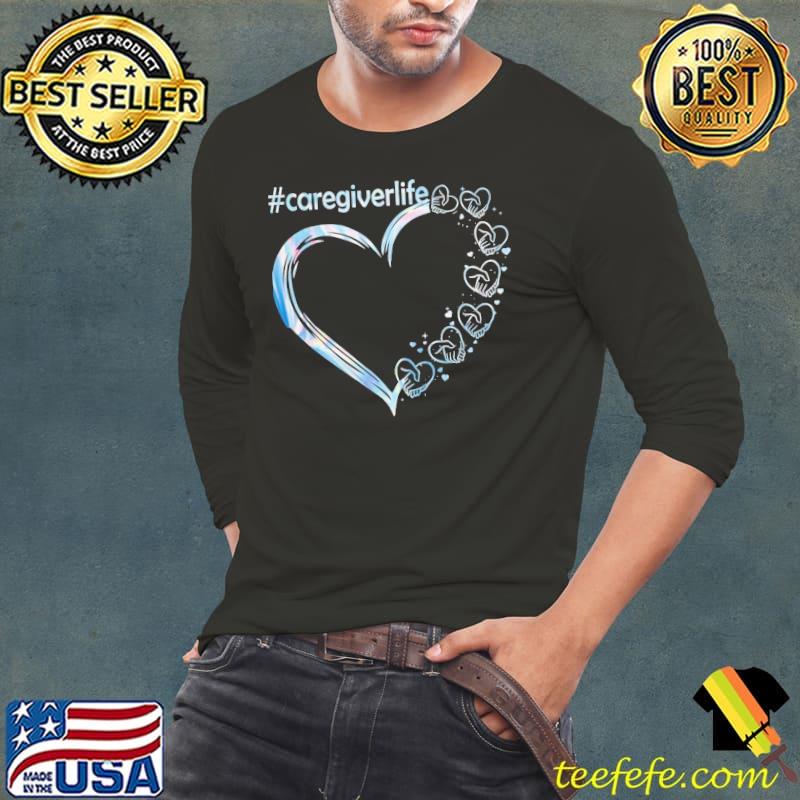 Caregiverlife heart symbol hologram s Long Sleeve Tee Caregiverlife heart symbol hologram s Long Sleeve Tee