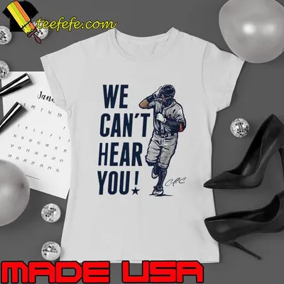 Carlos Correa We Can't Hear You Signature T-Shirt