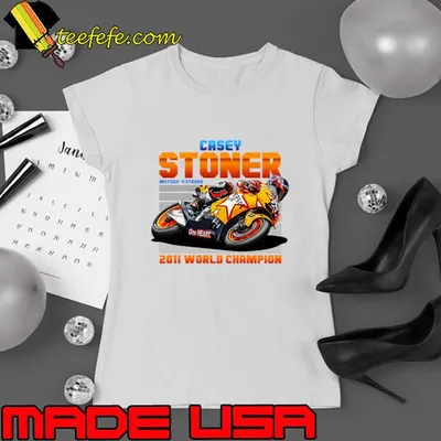 Casey Stoner Australian retired professional motorcycle racer 2011 Champion Legend T-Shirt