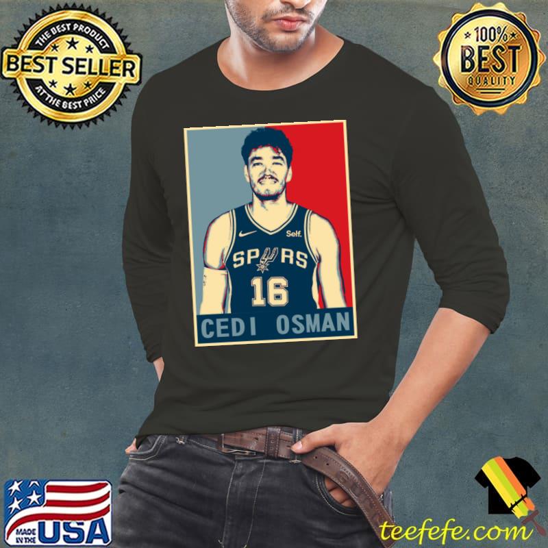 Cedi Osman Turkish professional basketball player San Antonio Spurs T-Shirt Long Sleeve Tee Cedi Osman Turkish professional basketball player San Antonio Spurs T-Shirt Long Sleeve Tee