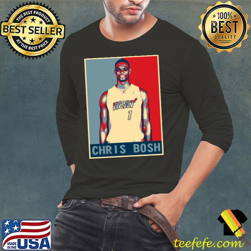 Chris Bosh American former professional basketball player T-Shirt Long Sleeve Tee Chris Bosh American former professional basketball player T-Shirt Long Sleeve Tee