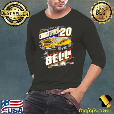 Christopher Bell Joe Gibbs Racing Team Collection DeWalt Patriotic shirt