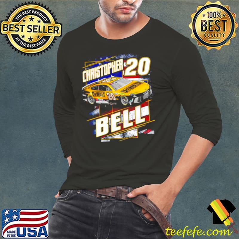 Christopher Bell Joe Gibbs Racing Team Collection DeWalt Patriotic shirt