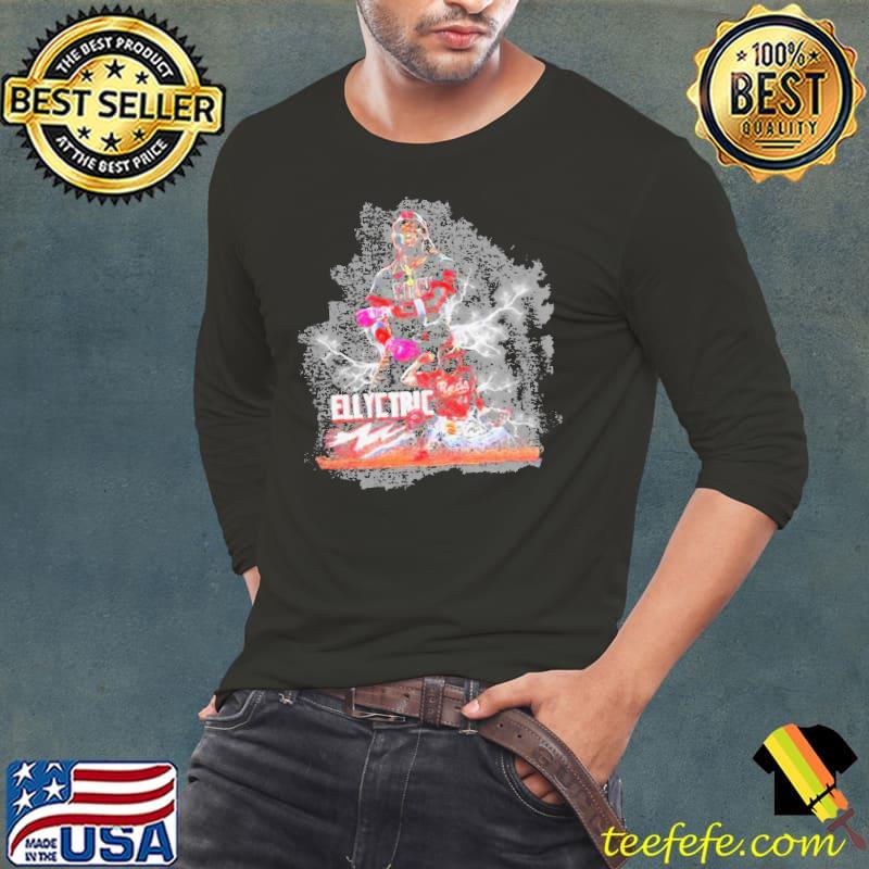 Cincinnati Reds Elly De La Cruz ELLYCTRIC s Long Sleeve Tee Cincinnati Reds Elly De La Cruz ELLYCTRIC s Long Sleeve Tee