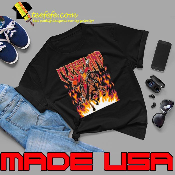 Cleveland Cavaliers Basketball Skeleton Fire s Unisex Cleveland Cavaliers Basketball Skeleton Fire s Unisex