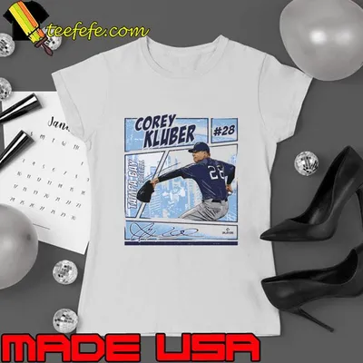Corey Kluber American former professional baseball pitcher Tampa Bay Comic T-Shirt