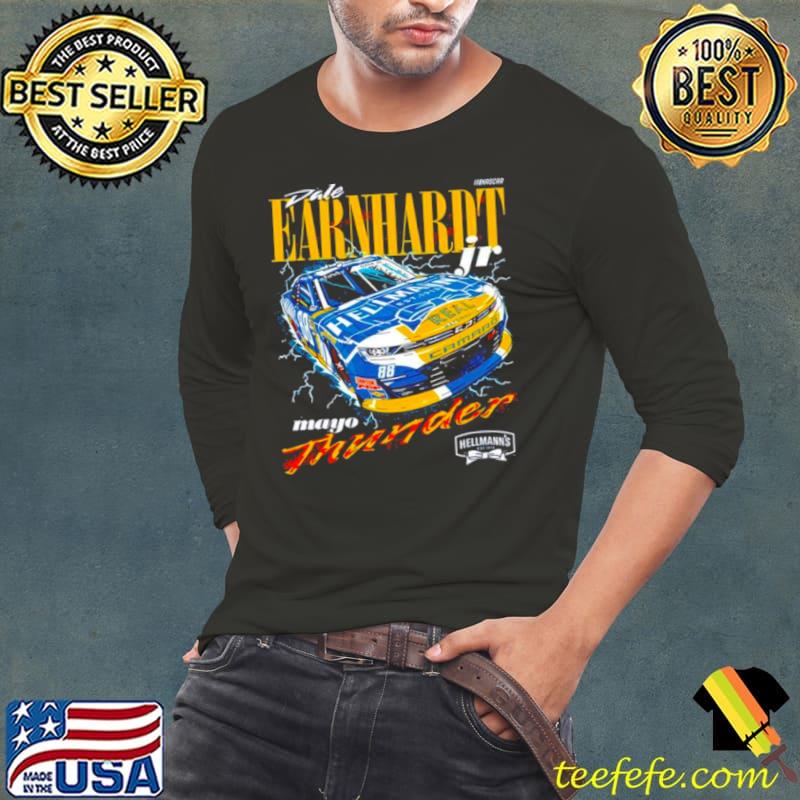 Dale Earnhardt Jr. JR Motorsports Team Apparel Hellman’s Thunder s Long Sleeve Tee Dale Earnhardt Jr. JR Motorsports Team Apparel Hellman’s Thunder s Long Sleeve Tee