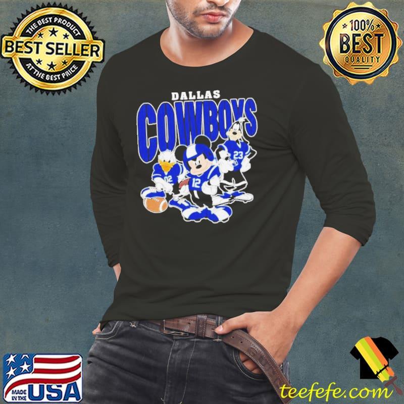 Dallas Cowboys Mickey Donald Duck And Goofy Football Team 2024 s Long Sleeve Tee Dallas Cowboys Mickey Donald Duck And Goofy Football Team 2024 s Long Sleeve Tee