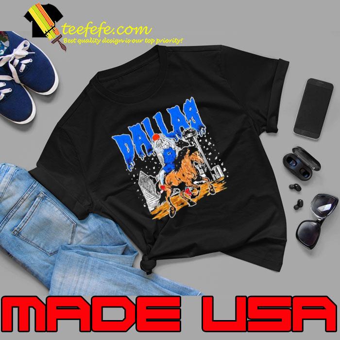 Dallas Mavericks Skeleton Basketball T-shirt