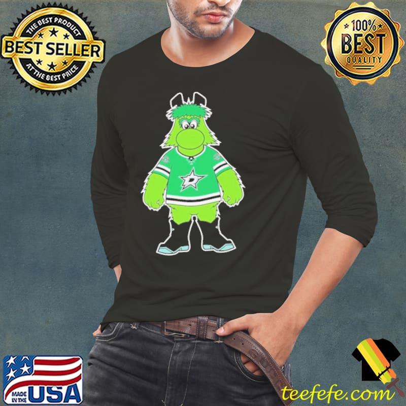 Dallas Stars Mascot NHL Team Hockey Shirt Long Sleeve Tee Dallas Stars Mascot NHL Team Hockey Shirt Long Sleeve Tee