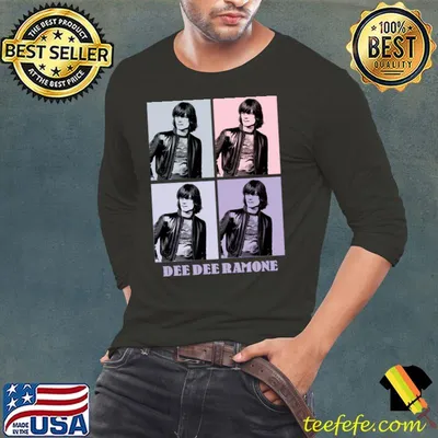 Dee Dee Ramone Pop Art American musician T-Shirt