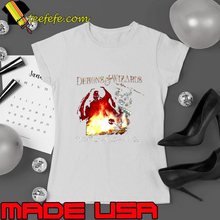 Demons And Wizards power metal band conceived T-Shirt Ladies tee Demons And Wizards power metal band conceived T-Shirt Ladies tee