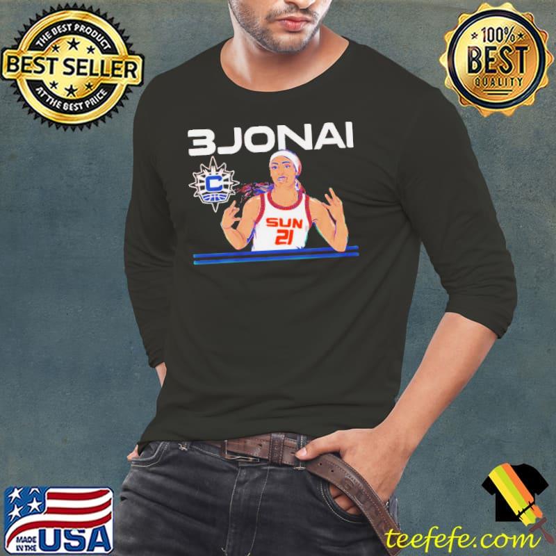 Dijonai Carrington Connecticut Sun 3 point shooter shirt