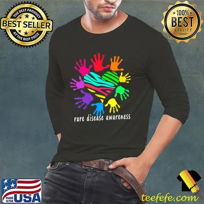 Disease Awareness Month Disease Day Hand Colors T-Shirt